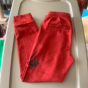 Nike Bottoms - Boys Youth Red Nike SB (skateboarding) sweat pants Nike Bottoms - Boys Youth Red Nike SB (skateboarding) sweat pants